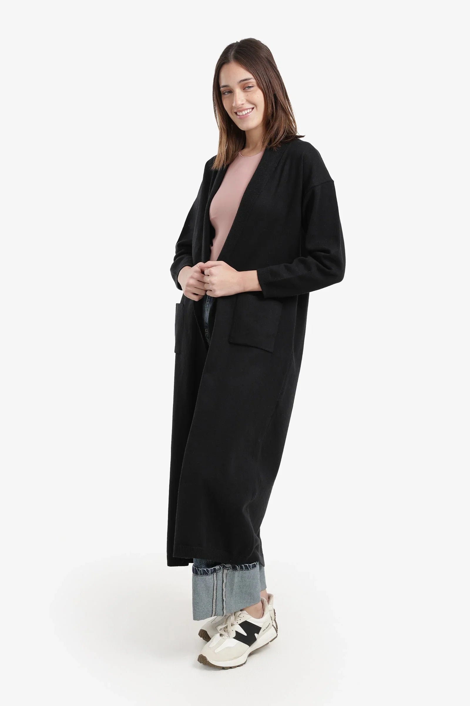 Carina - Open Front Maxi Cardigan 6