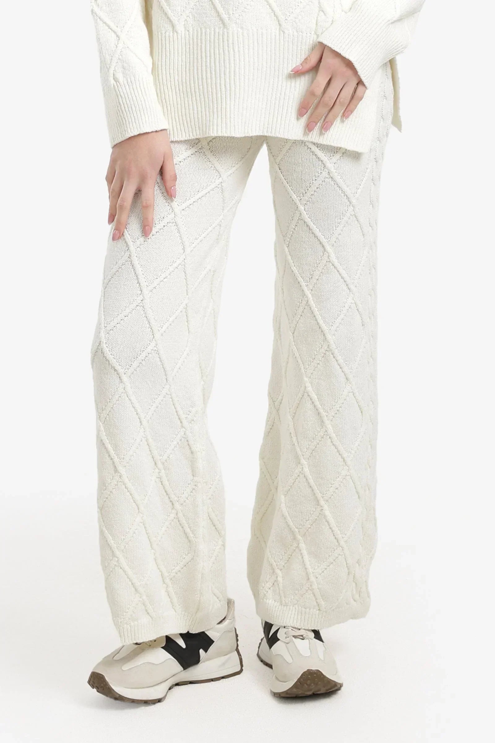 Carina - Cable Knit Lounge Pants 1