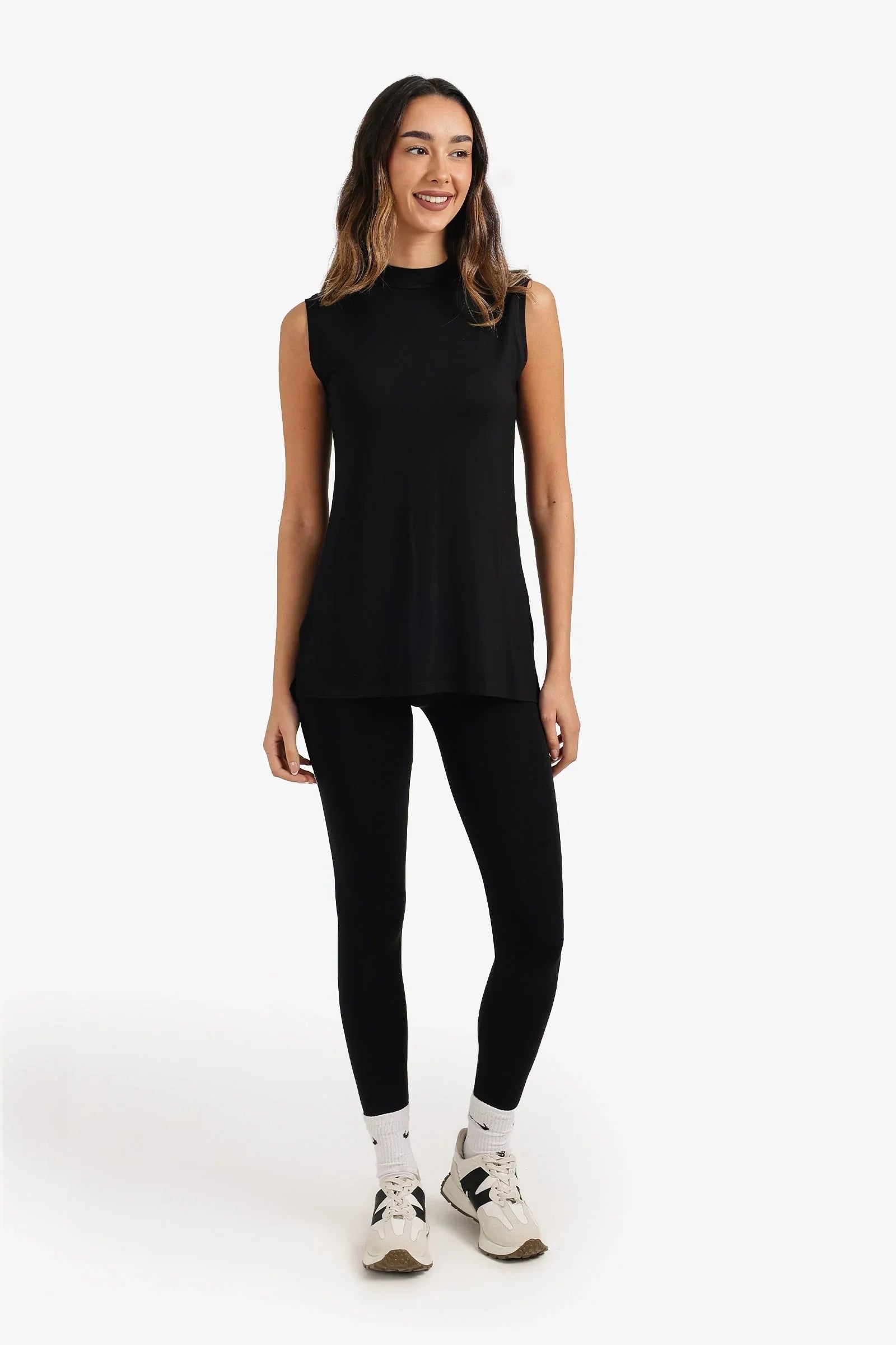 Carina - Mock-Neck T-Shirt 9