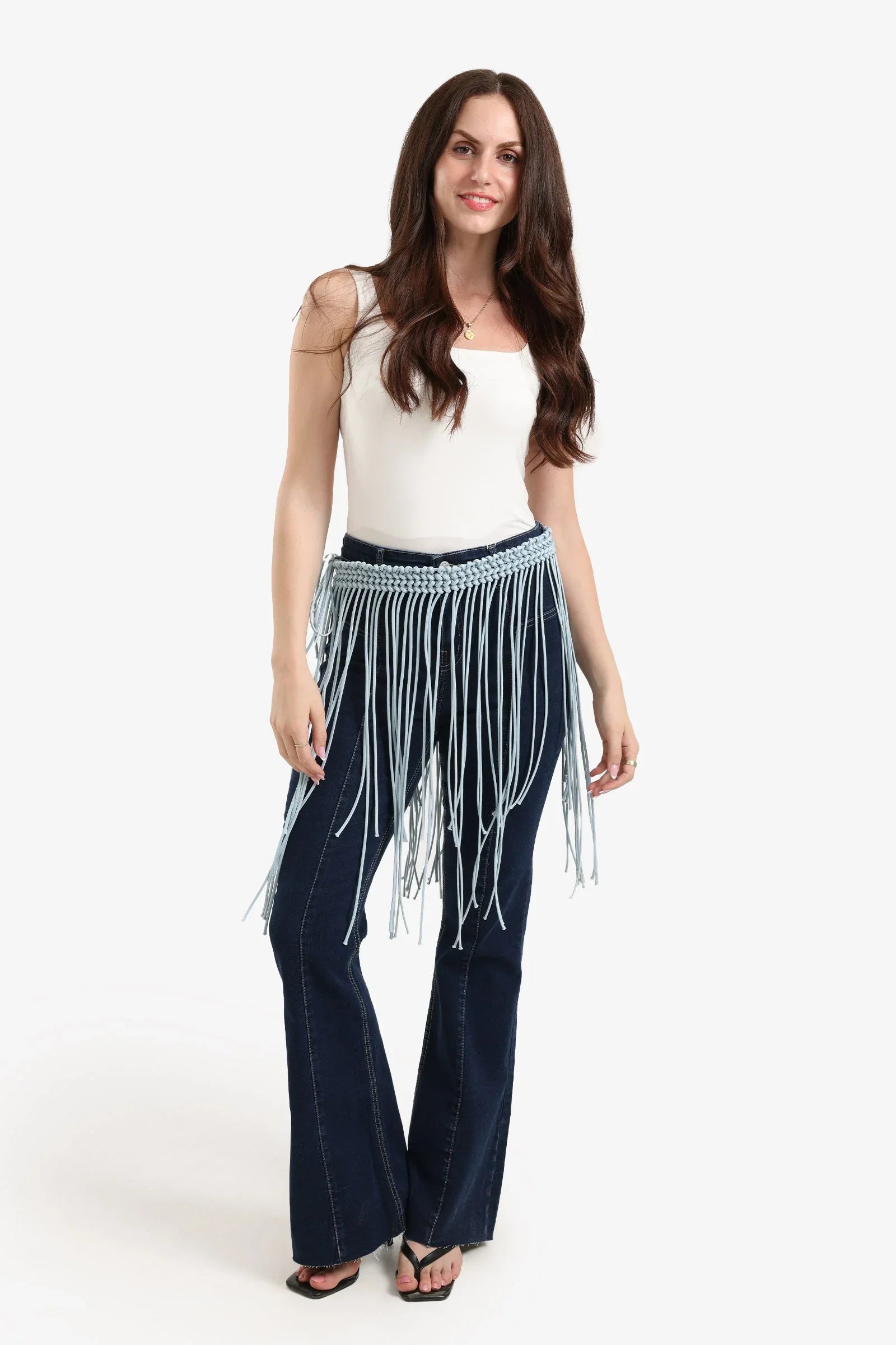 Waist Braided Fringe Belt - Clue - Babazzaro