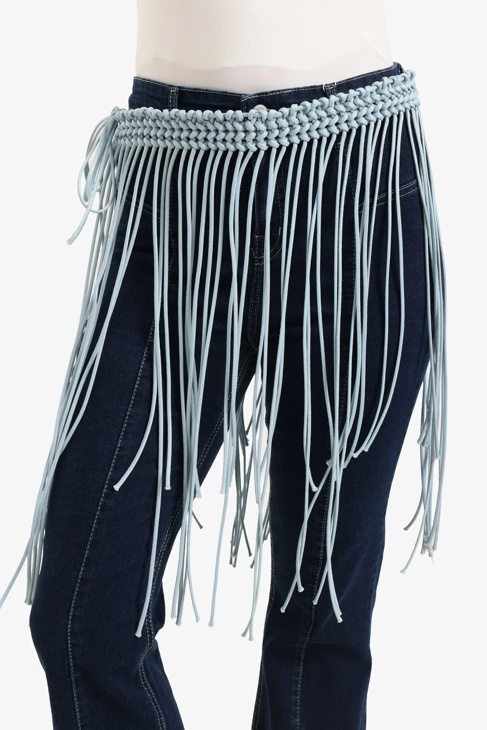Waist Braided Fringe Belt - Clue - Babazzaro