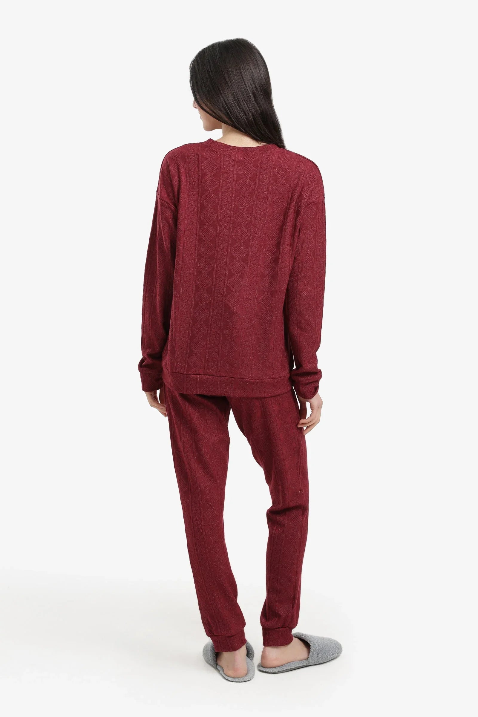 Carina - Cable Knit Pattern Pyjama Set 3