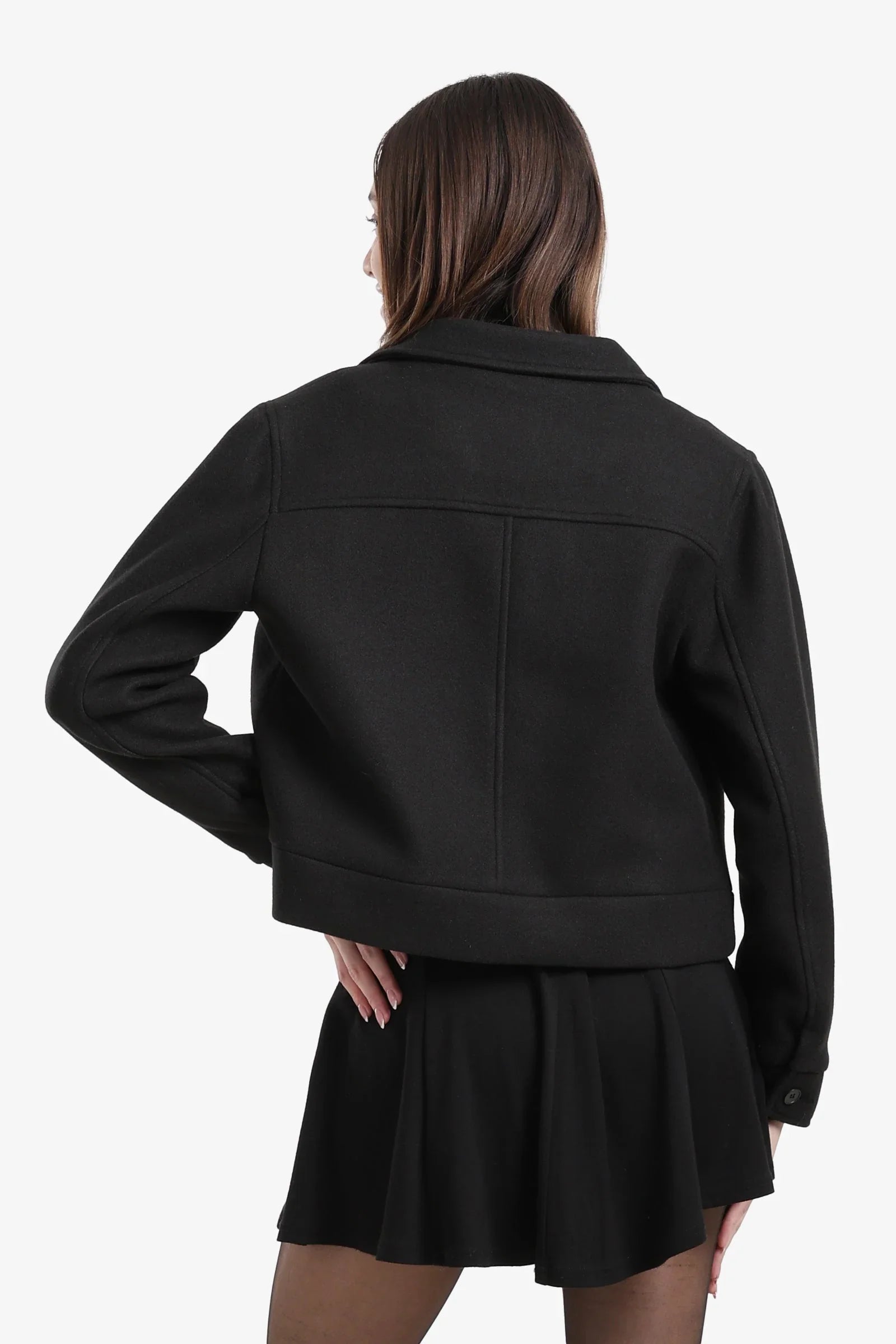 Carina - Flap Pocket Cropped Jacket 2