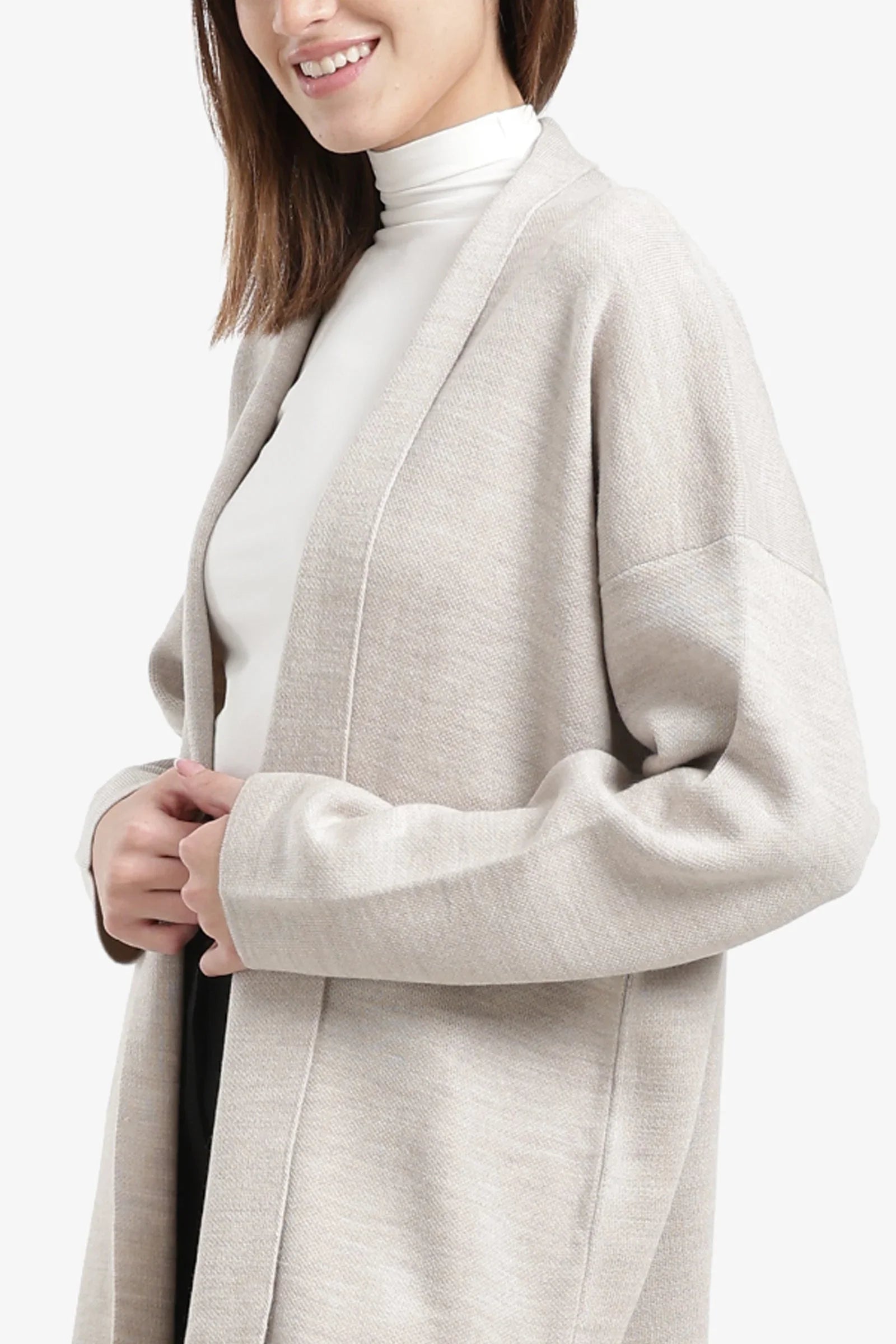 Carina - Open Neckline Knitted Cardigan 4