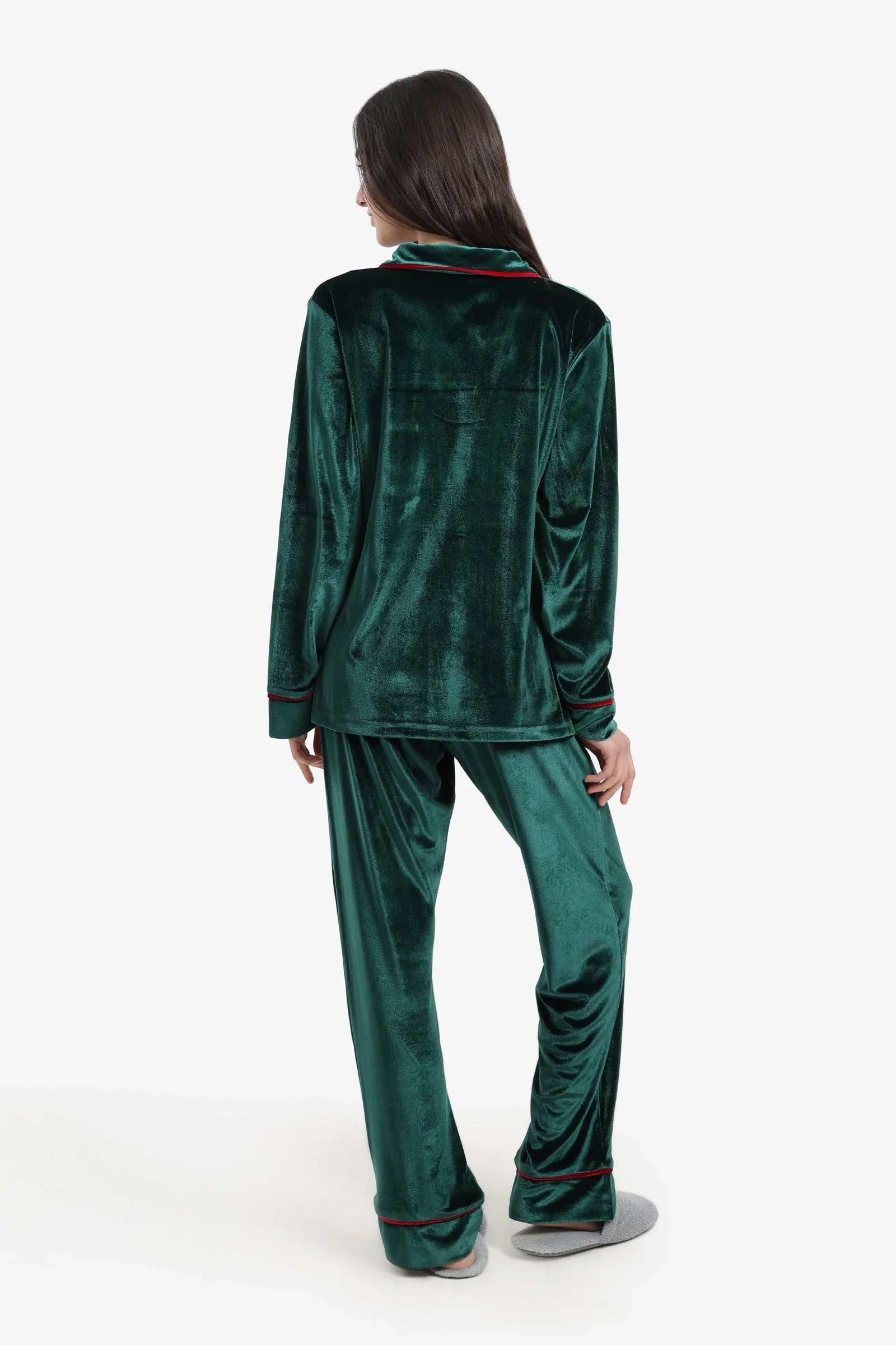 Carina - Pyjama Set with Contrast Piping 3