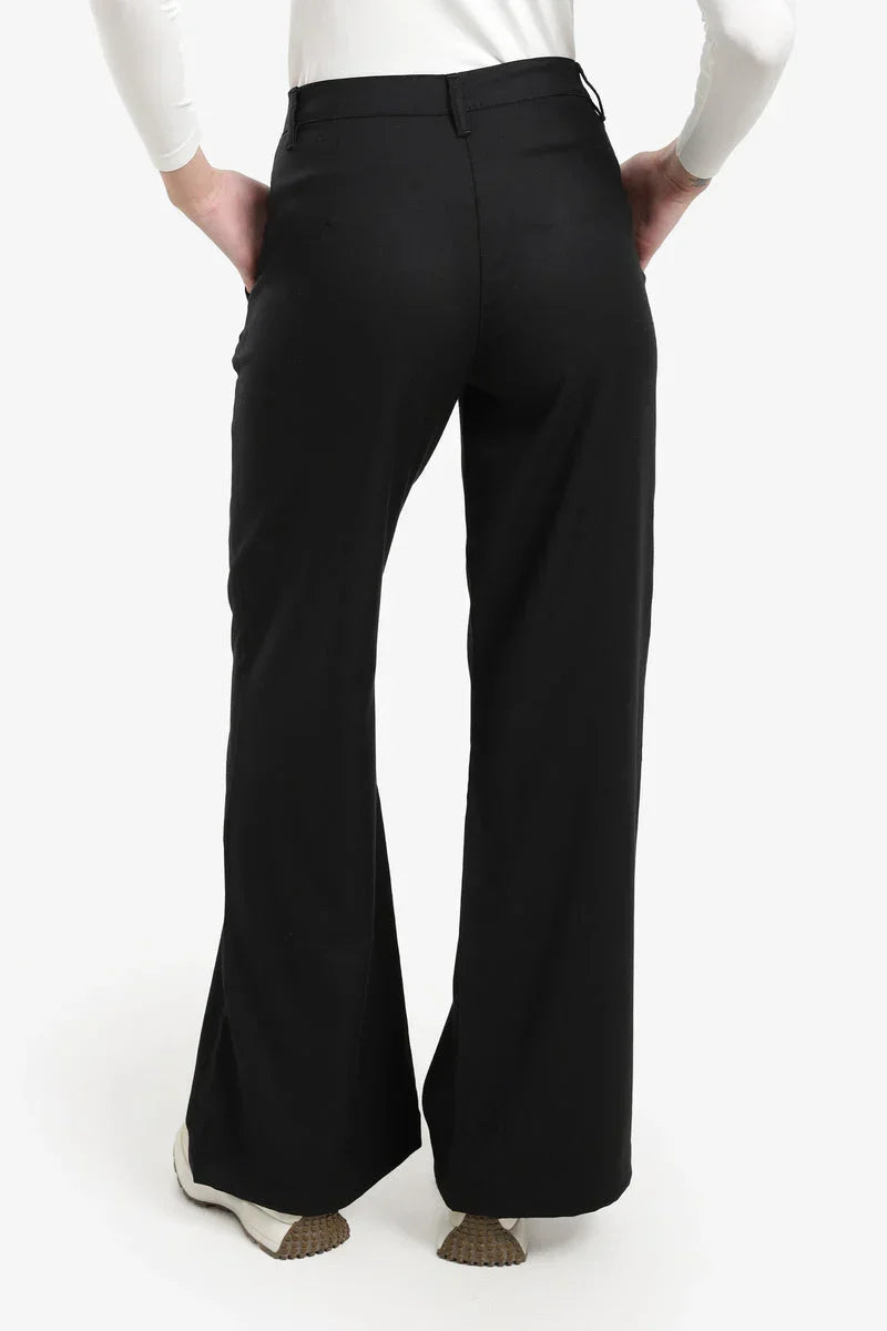 Carina - Wide-Leg Straight Cut Pants 4