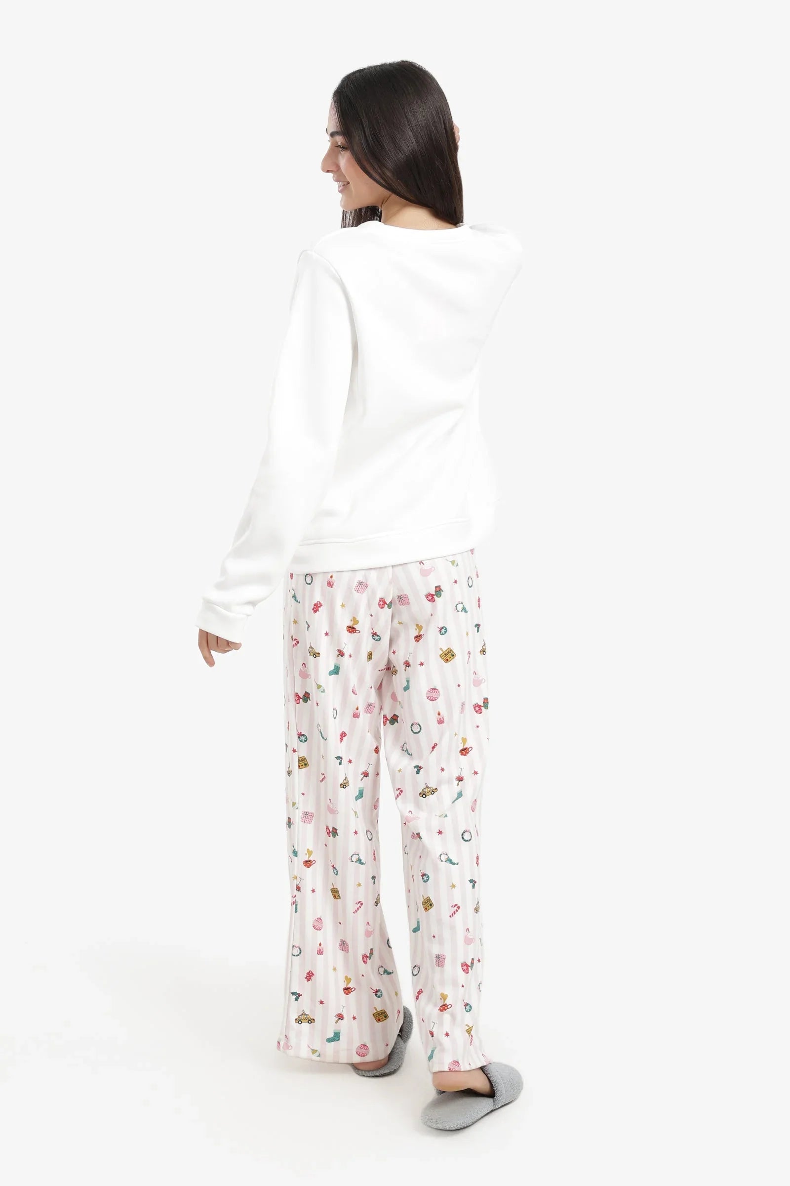Carina - Candy Stripe Pyjama Set 3