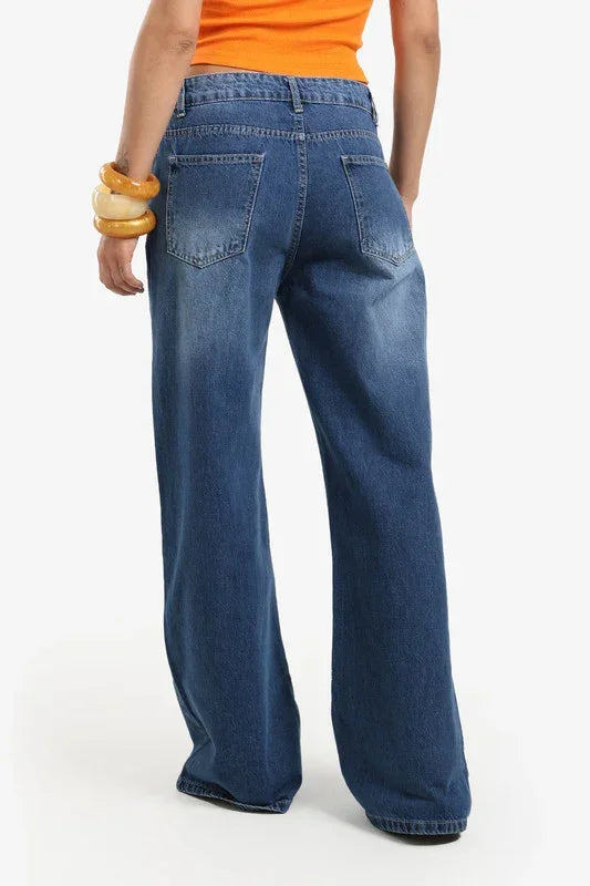 Carina - High-Rise Straight-Leg Jeans 4