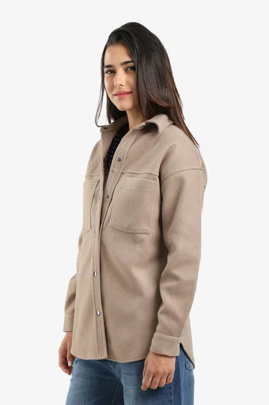 Button-Down Fleece Overshirt - Carina 6