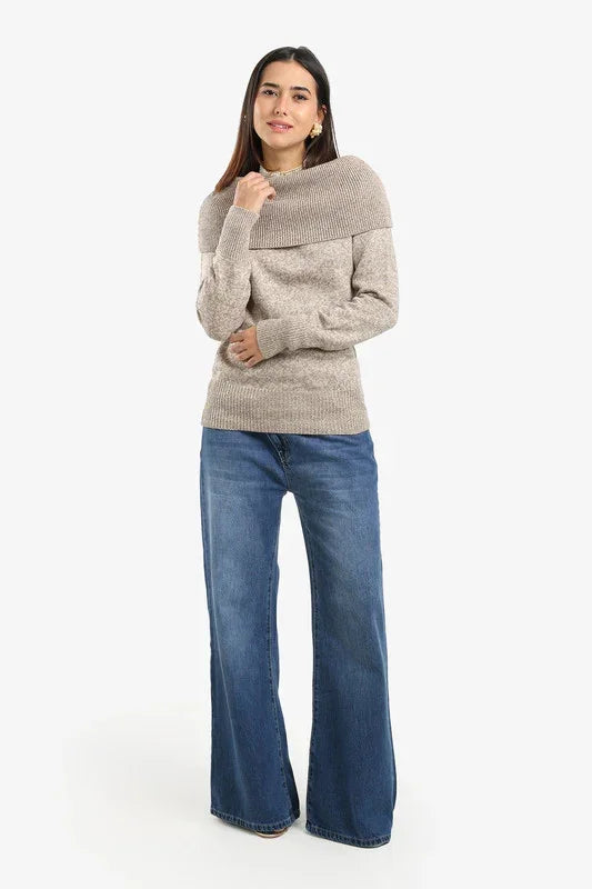 Carina - Off-Shoulder Ribbed Pullover 4