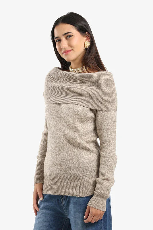 Carina - Off-Shoulder Ribbed Pullover 8