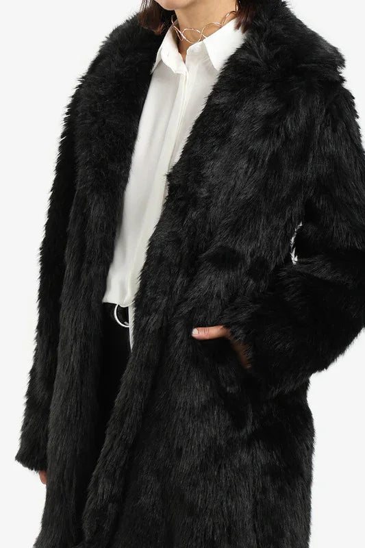 Carina - Above-Knee Sherpa Coat 2