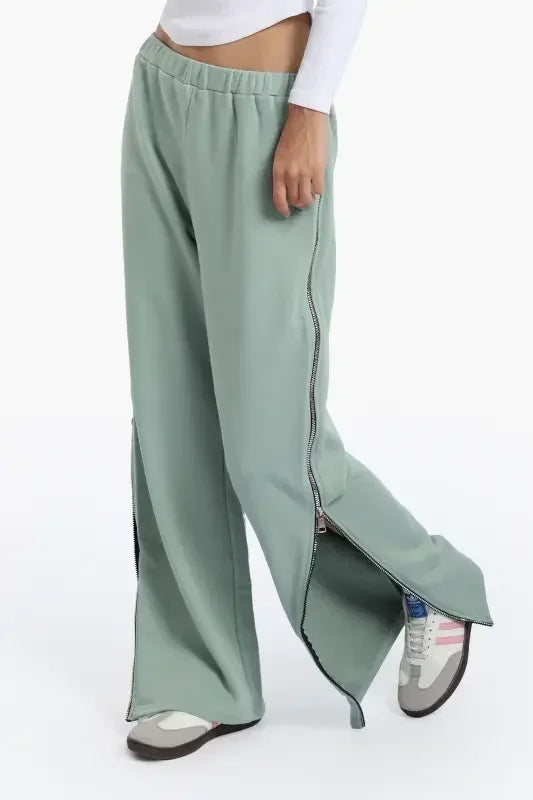 Side Zippers Lounge Pants - Carina 5