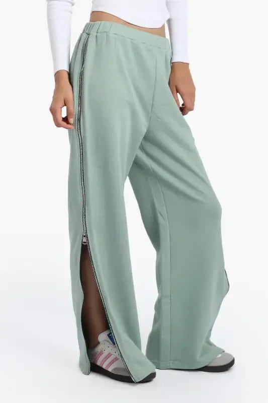 Side Zippers Lounge Pants - Carina 7