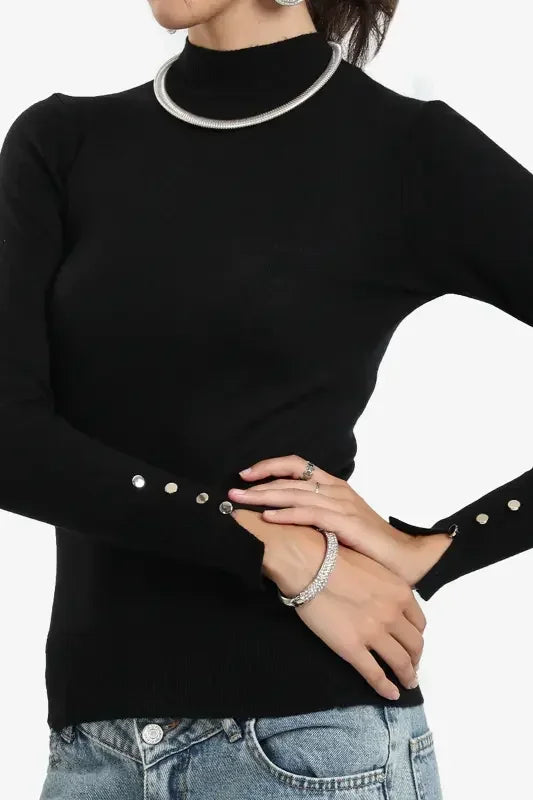 Mock Neck Pullover - Carina 1