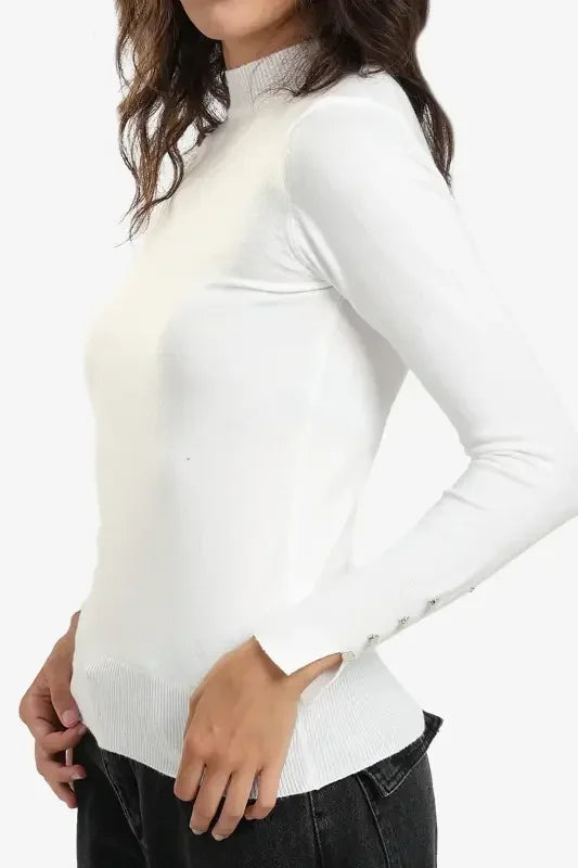 Mock Neck Pullover - Carina 5