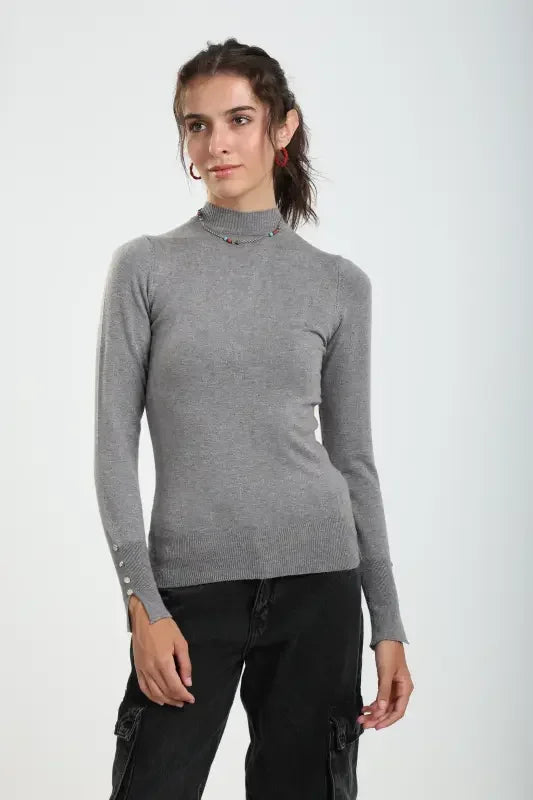 Mock Neck Pullover - Carina 3