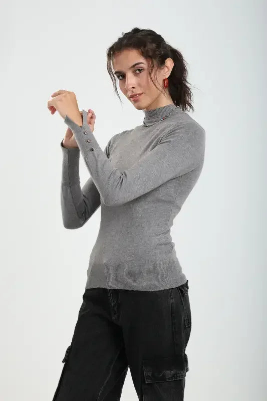 Mock Neck Pullover - Carina 6