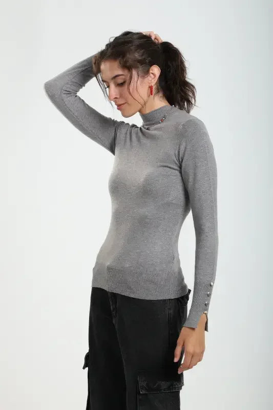 Mock Neck Pullover - Carina 9