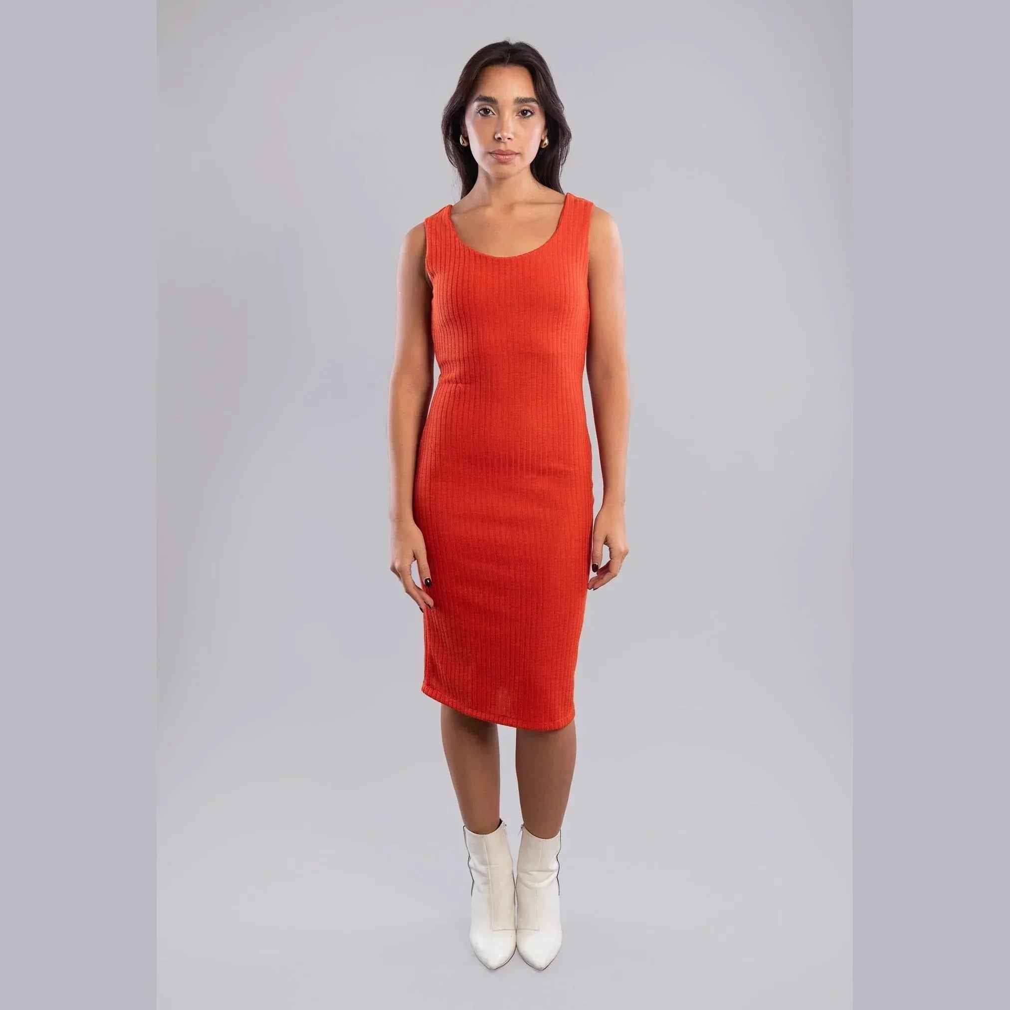 Rib Knitted Dress - Viva