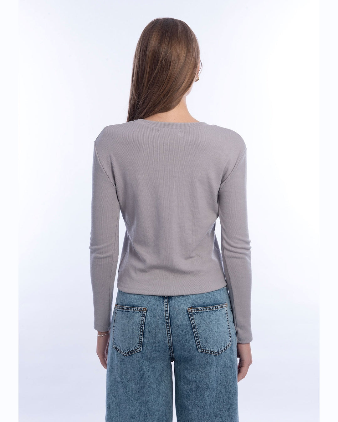 Viva - Long Sleeve V-Neck Top 7