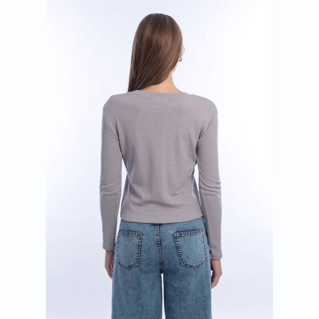 Viva - Long Sleeve V-Neck Top 8