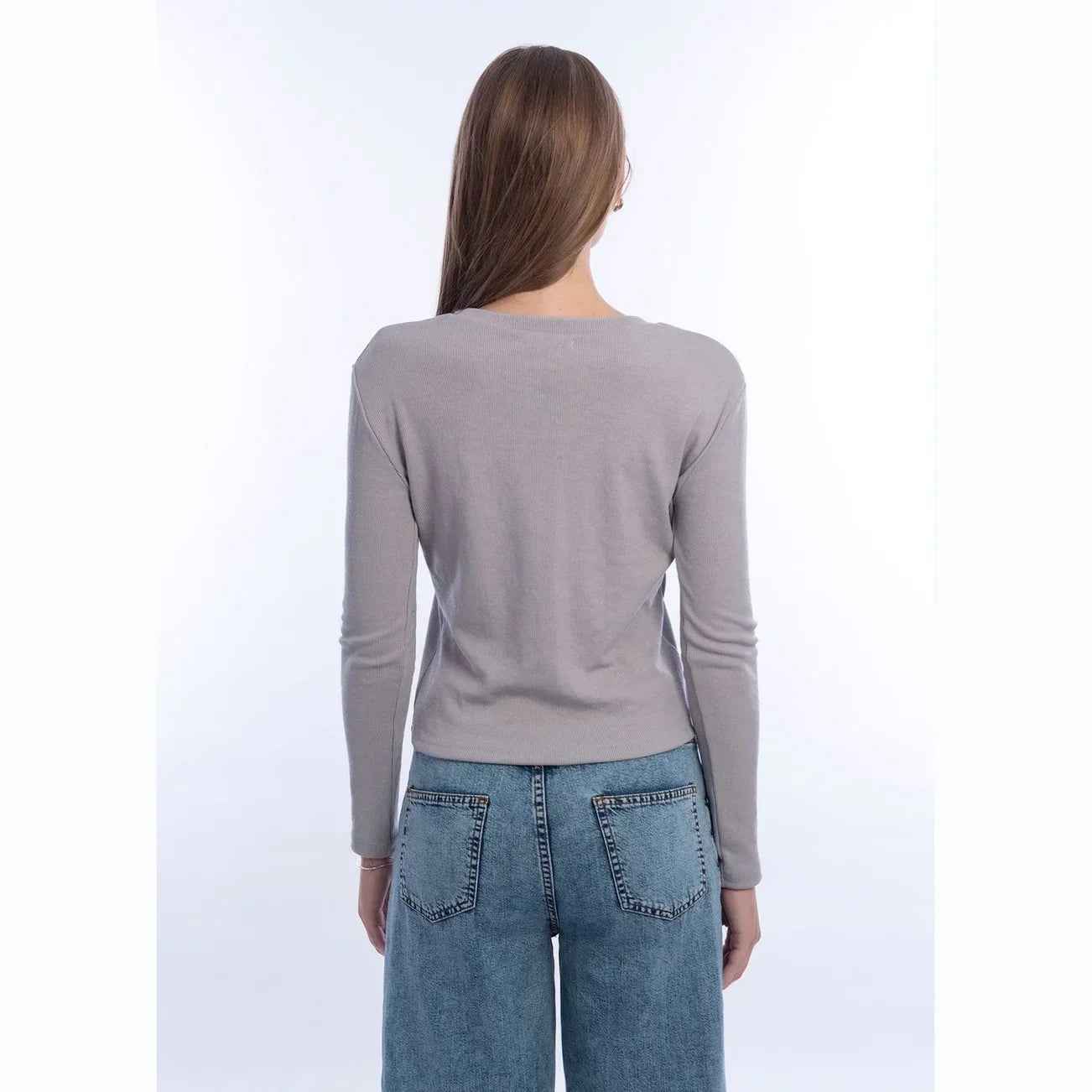 Long Sleeve V-Neck Top - Viva
