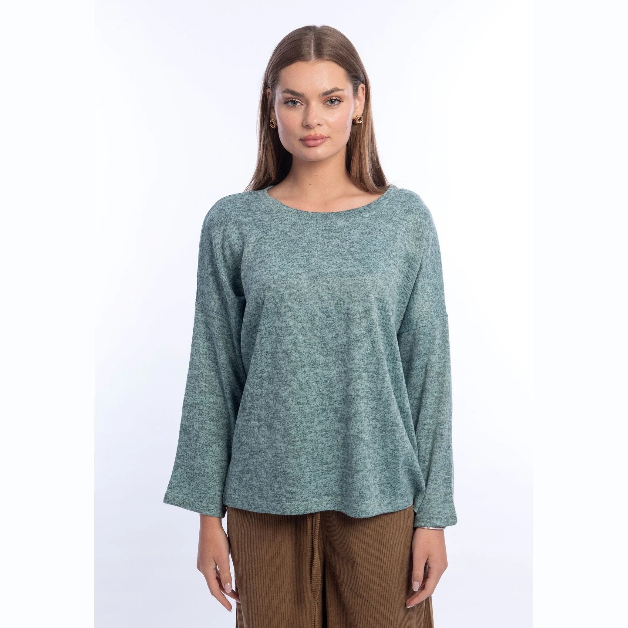 Viva - Wool Casual Basic T-Shirt 8