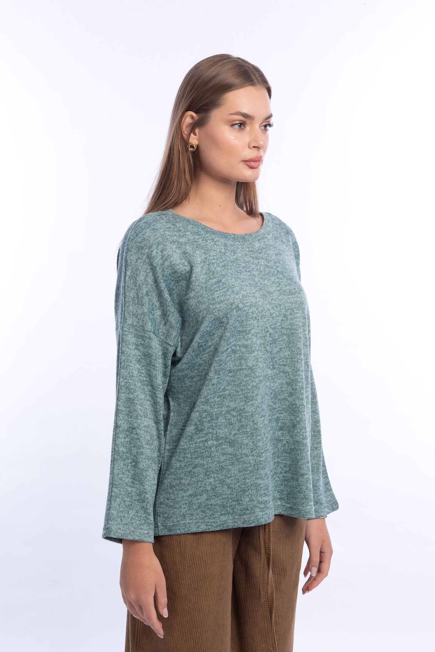 Viva - Wool Casual Basic T-Shirt 8