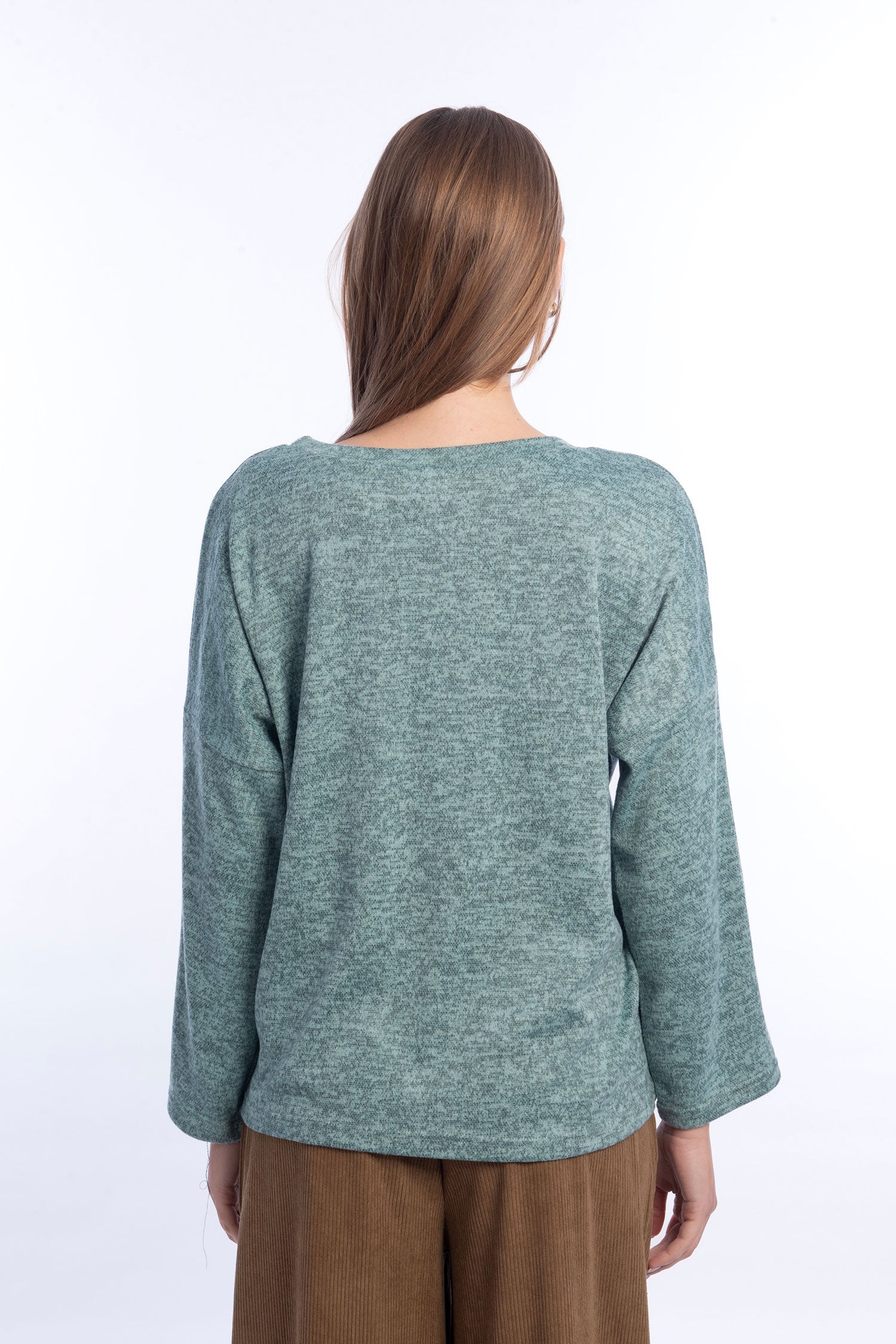 Viva - Wool Casual Basic T-Shirt 9
