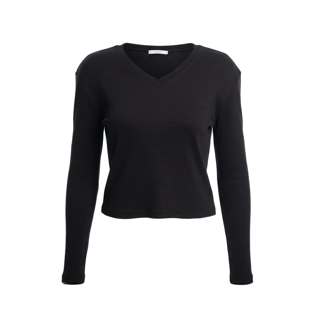 Long Sleeve V-Neck Top - Viva