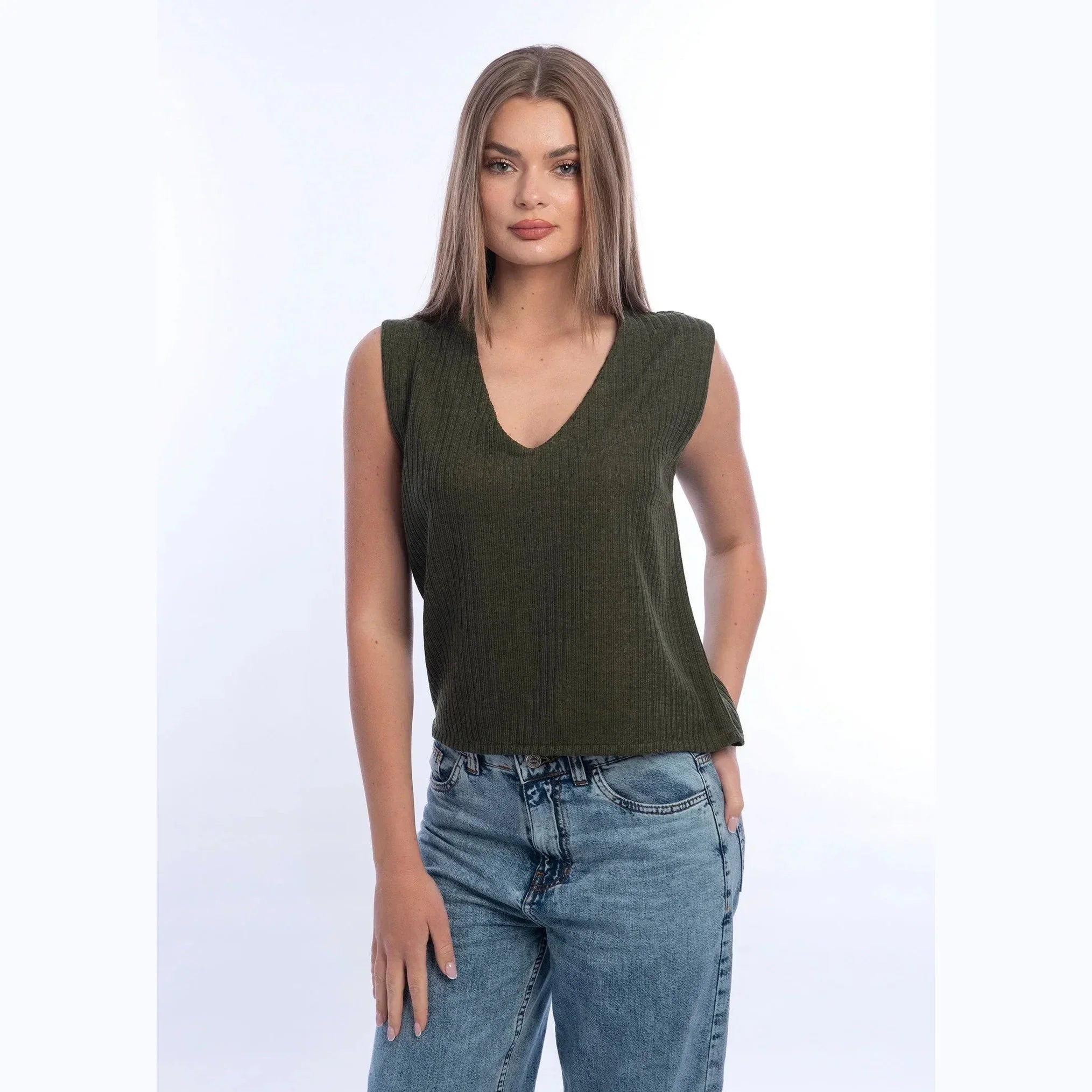 V-neck Knitted Vest - Viva - Babazzaro