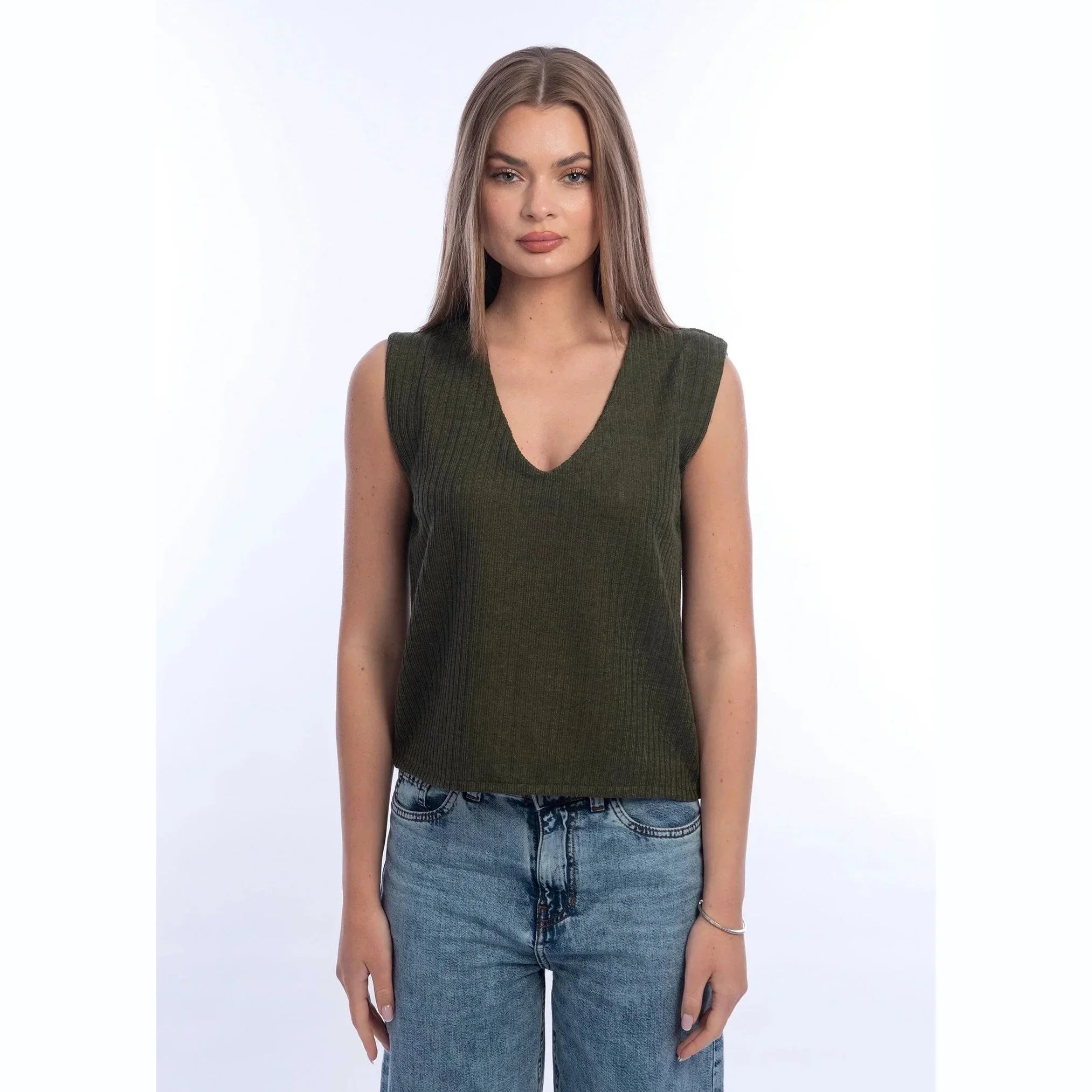 V-neck Knitted Vest - Viva - Babazzaro
