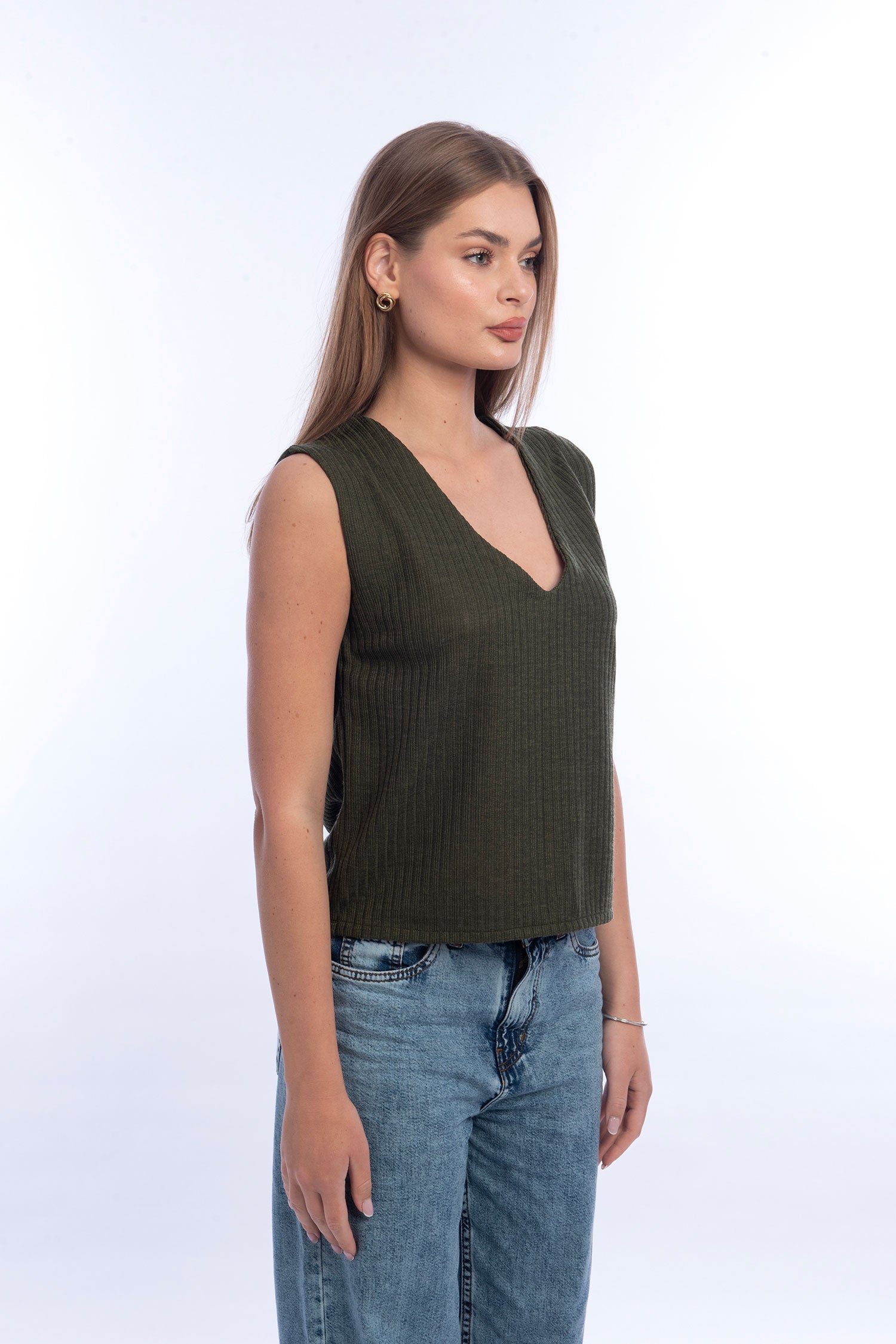 Viva - V-neck Knitted Vest 6