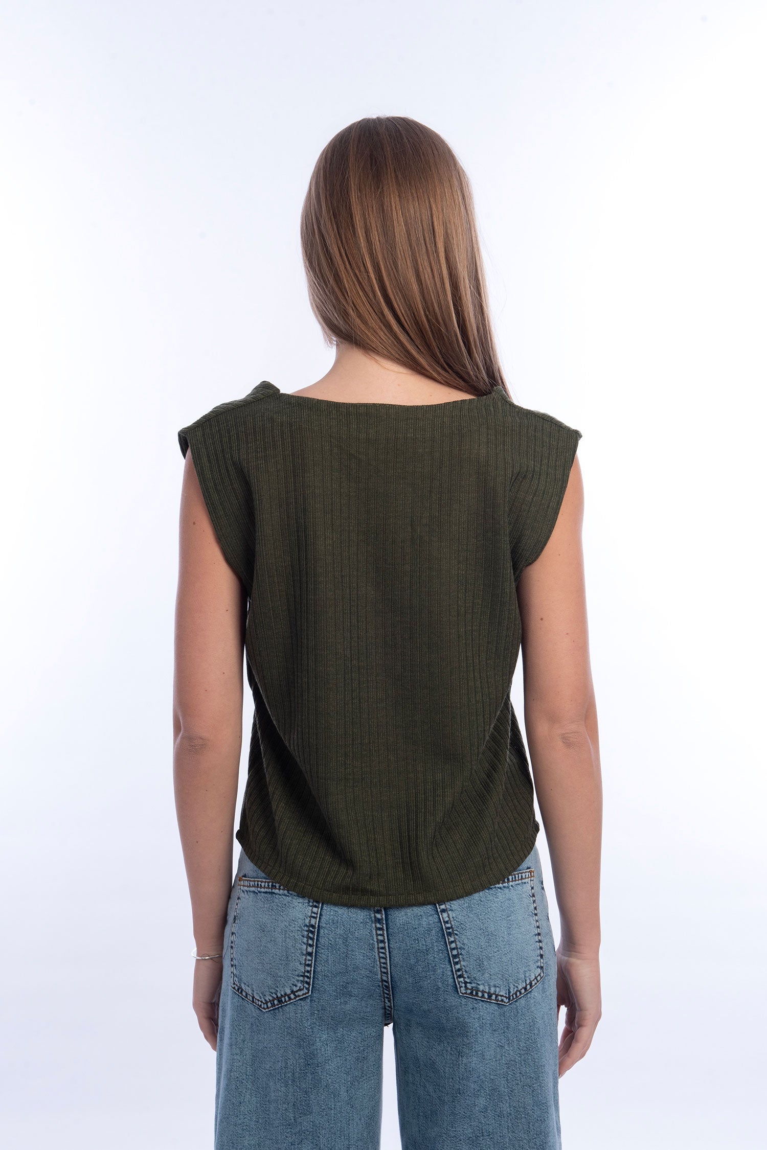 Viva - V-neck Knitted Vest 7