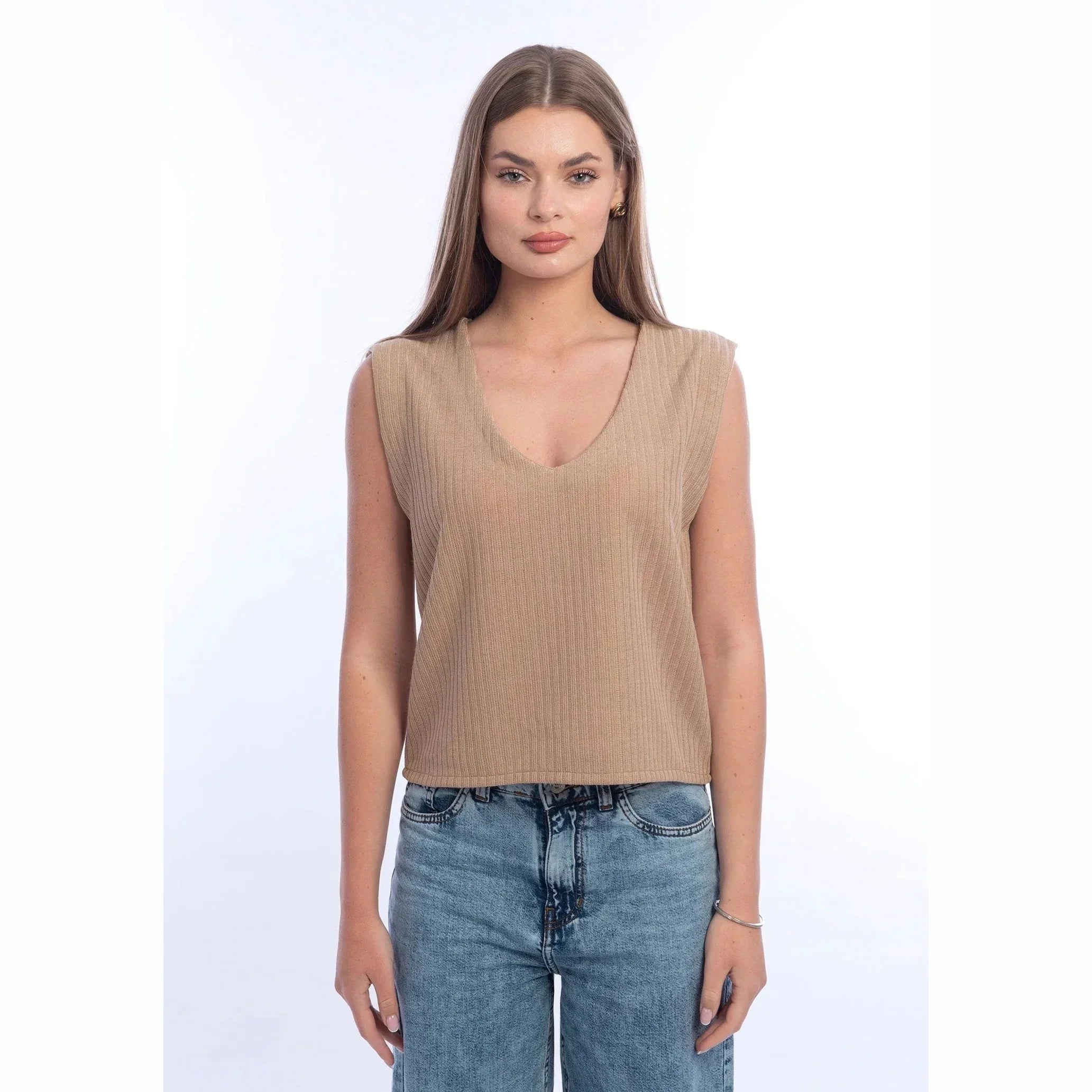 V-neck Knitted Vest - Viva - Babazzaro