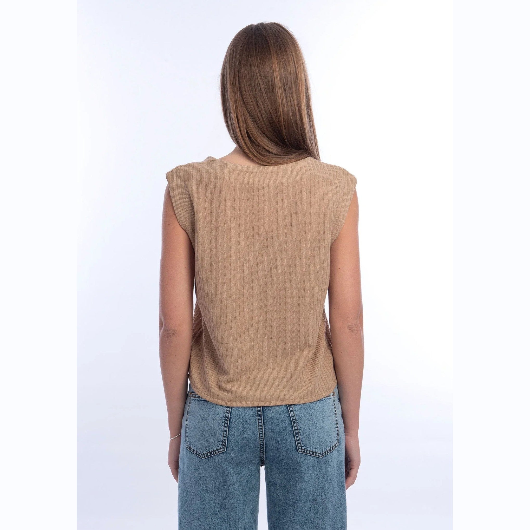 Viva - V-neck Knitted Vest 3