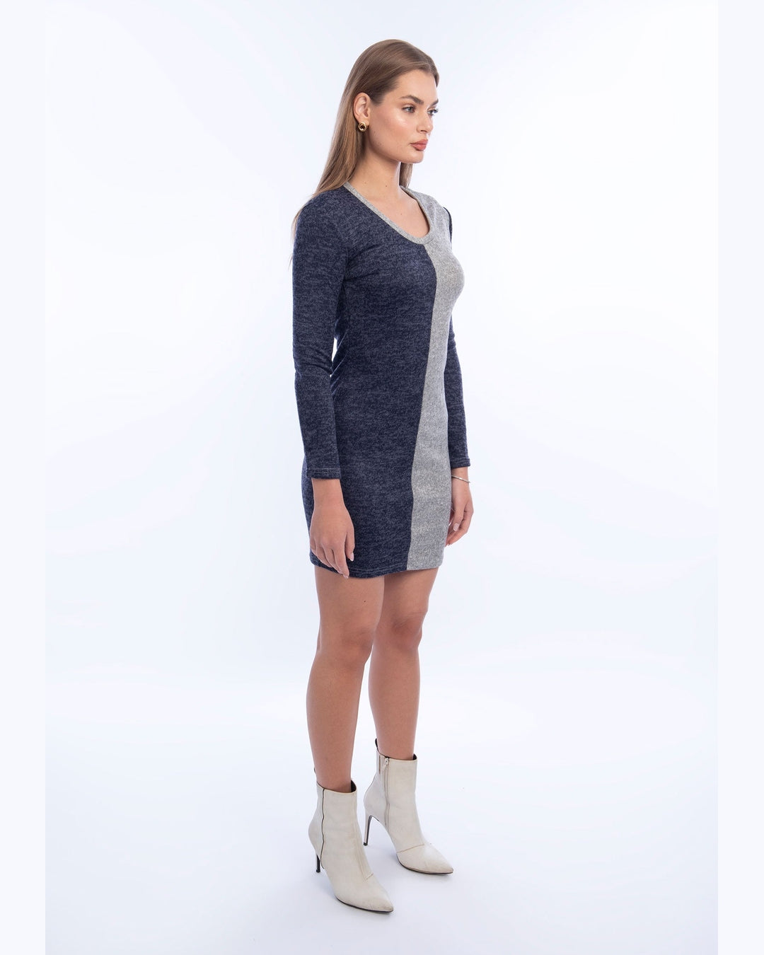 Viva - Two-tone Bodycon Dress 5