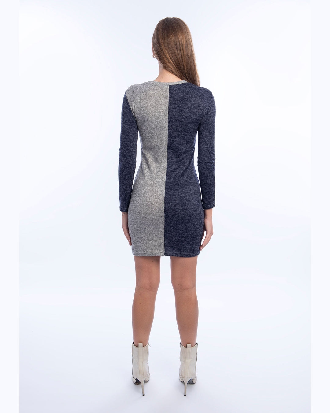 Viva - Two-tone Bodycon Dress 6