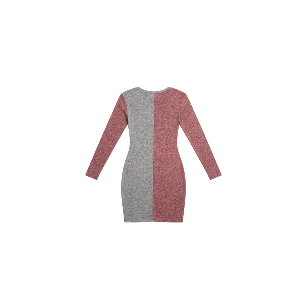 Two-tone Bodycon Dress - Viva 1