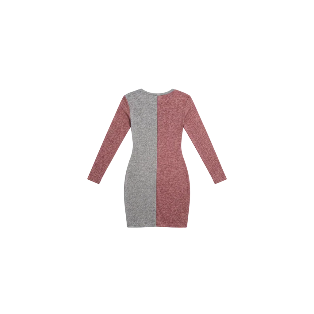 Viva - Two-tone Bodycon Dress 1