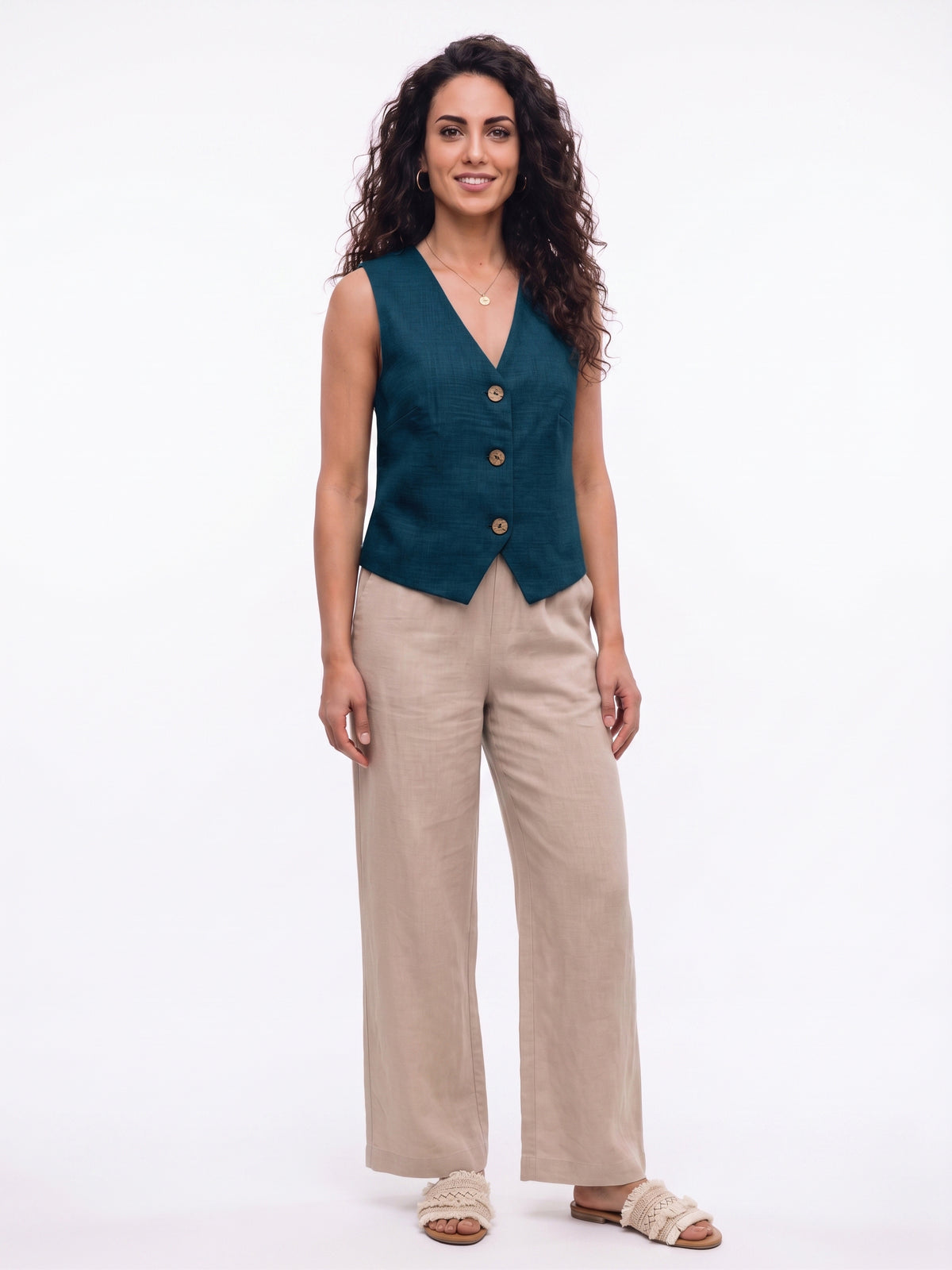 Linen Vest - Viva 4