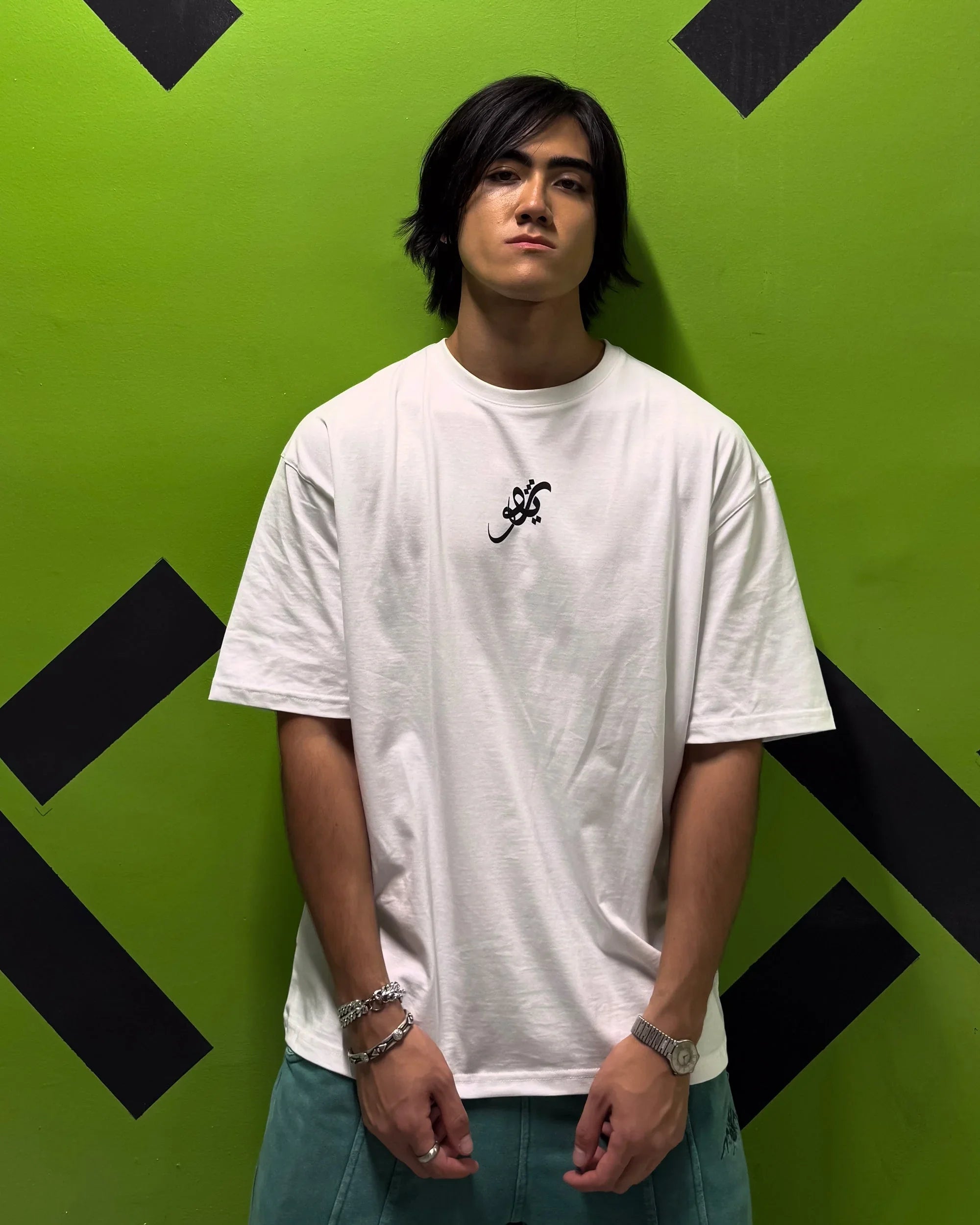 Revo Men Oversized SS T-Shirt - Off White - NAS Trends 2