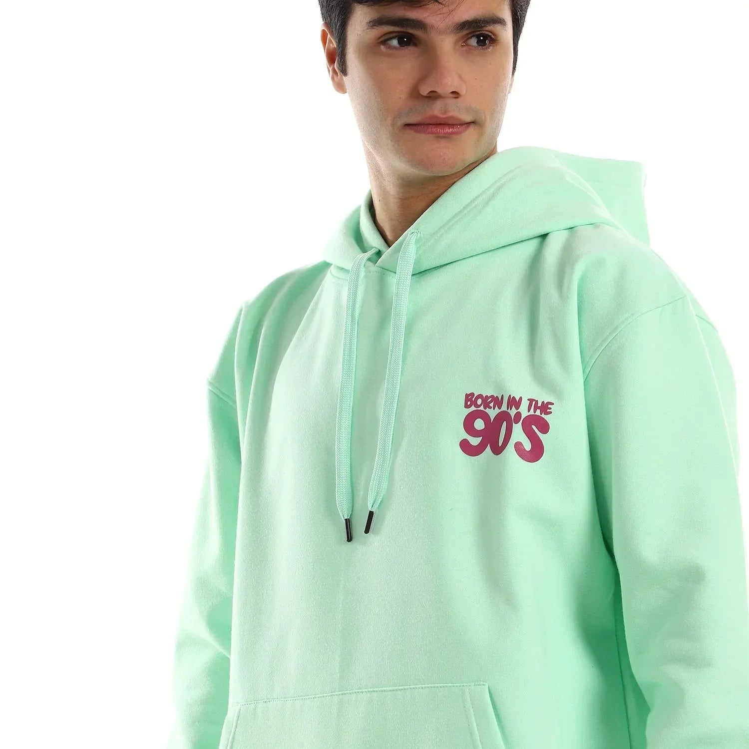 90'S Unisex Oversized Hoodie-mint Green - NAS Trends - Babazzaro