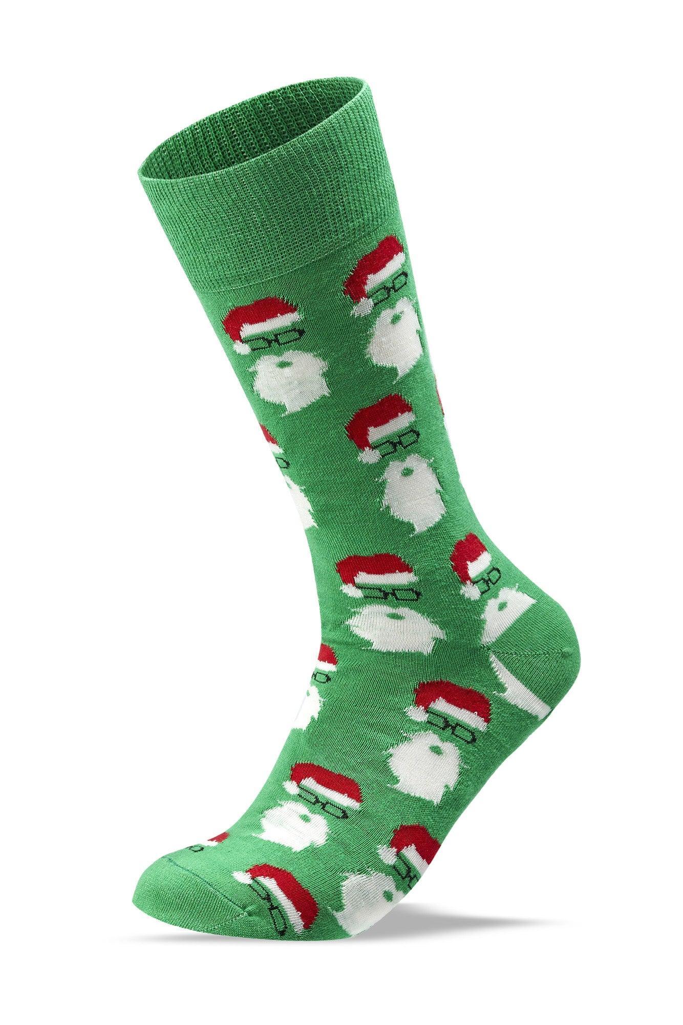 Men Set Of 3 Christmas Gift Santa Socks - Sam Socks - Babazzaro