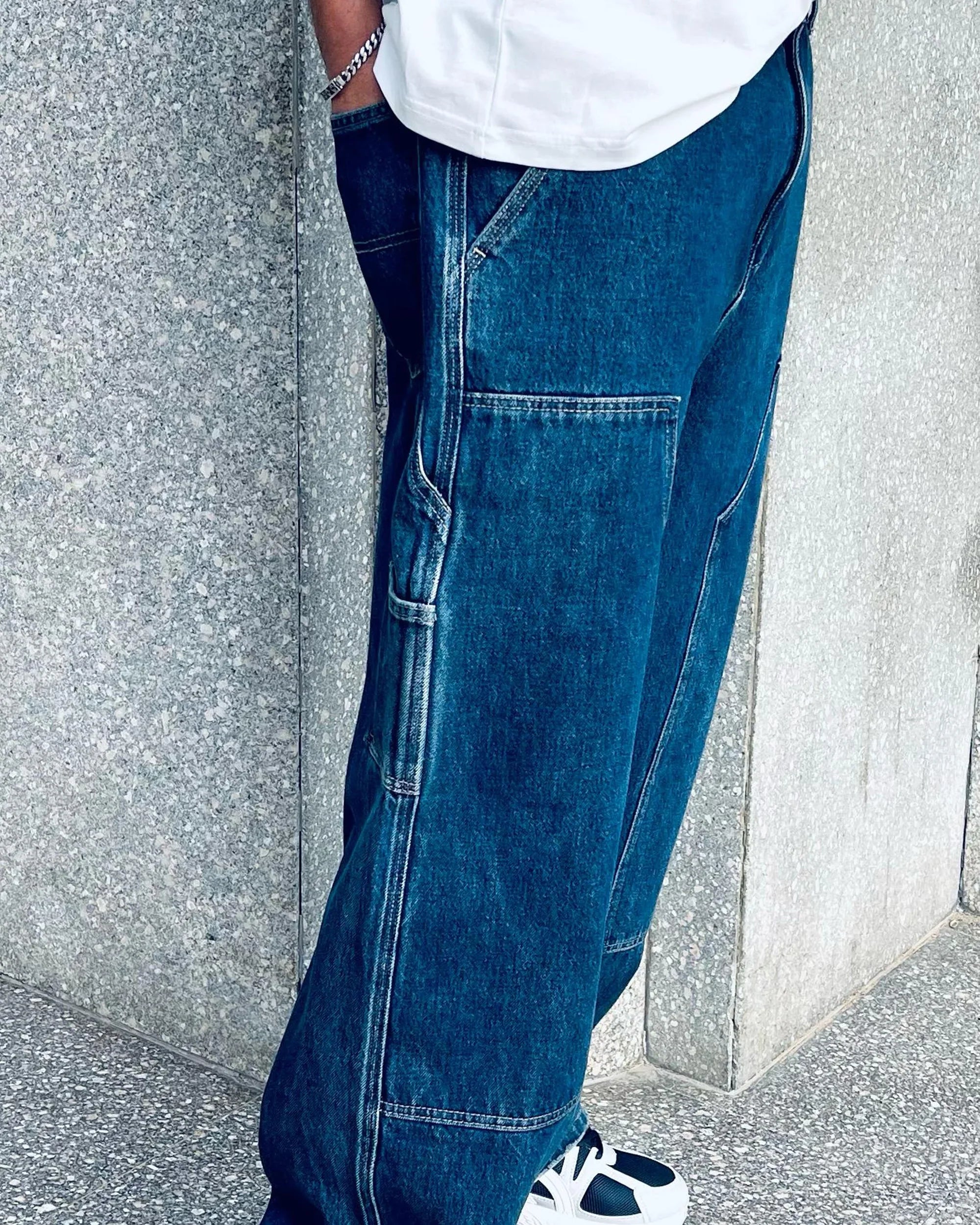 NAS Trends - Carpenter Denim Pant - Blue 4
