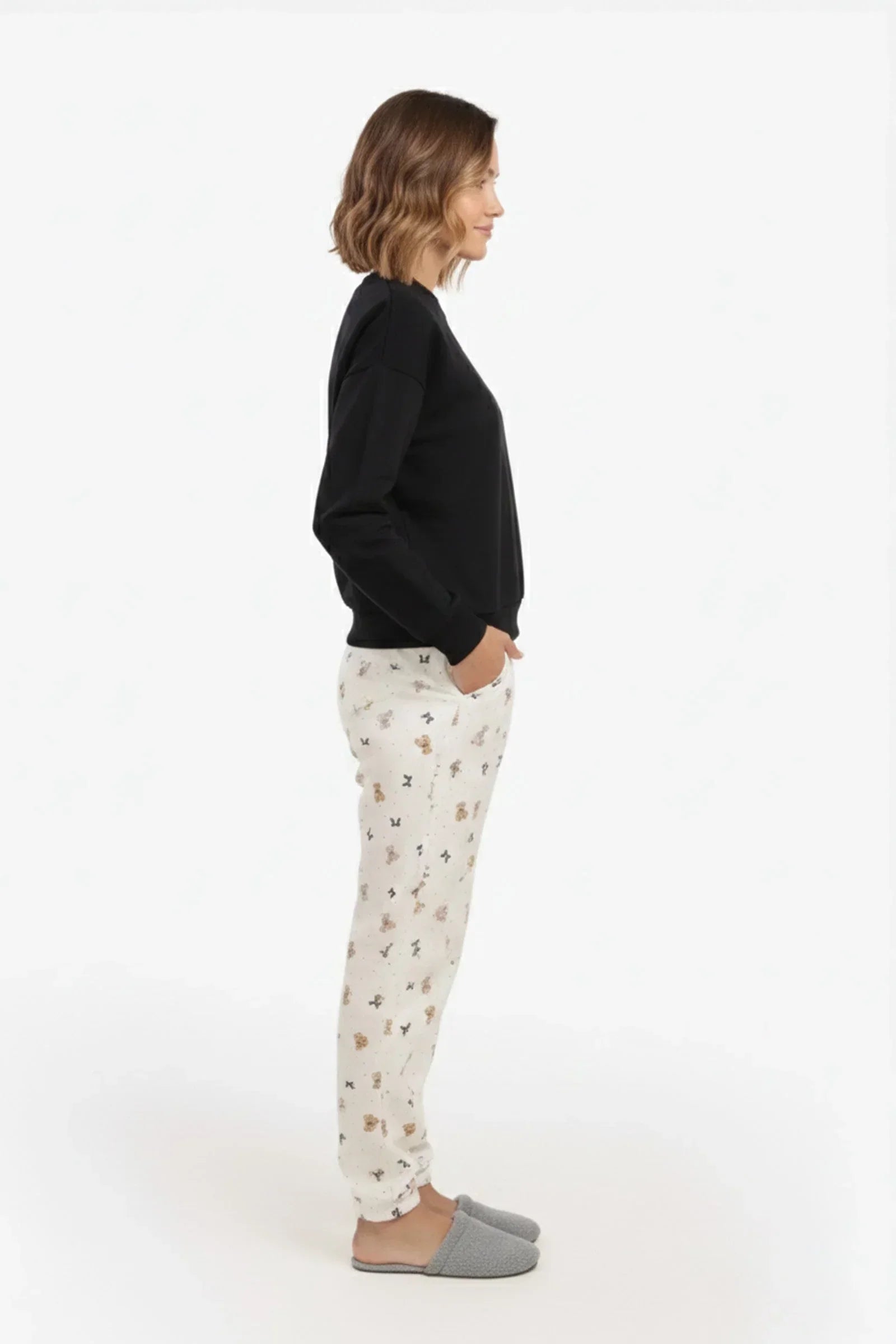 Carina - Pyjama Set with Chest Print 2