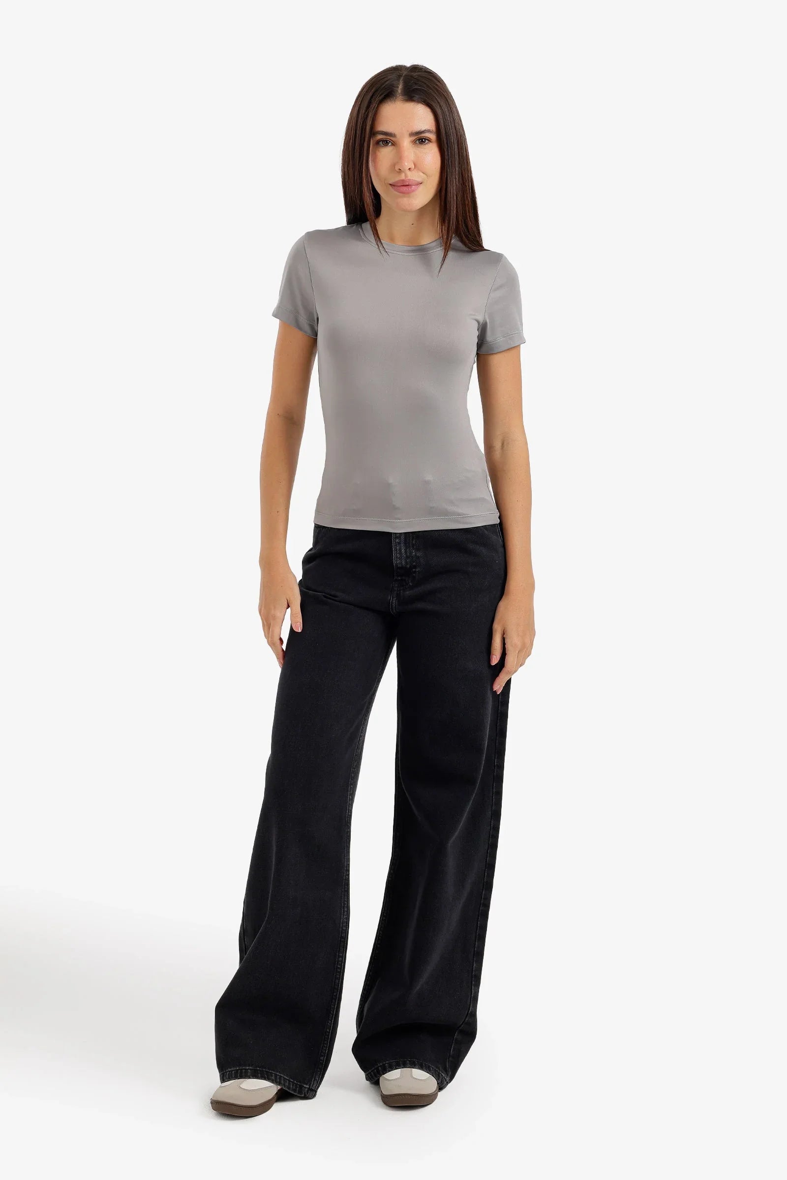 Wide-Leg Denim Pants - Carina 1