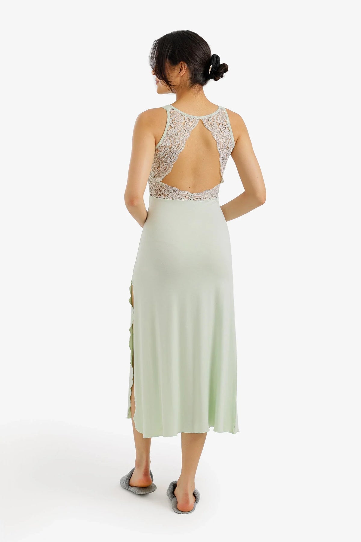 Side-Slit Midi Nightgown - Carina 15