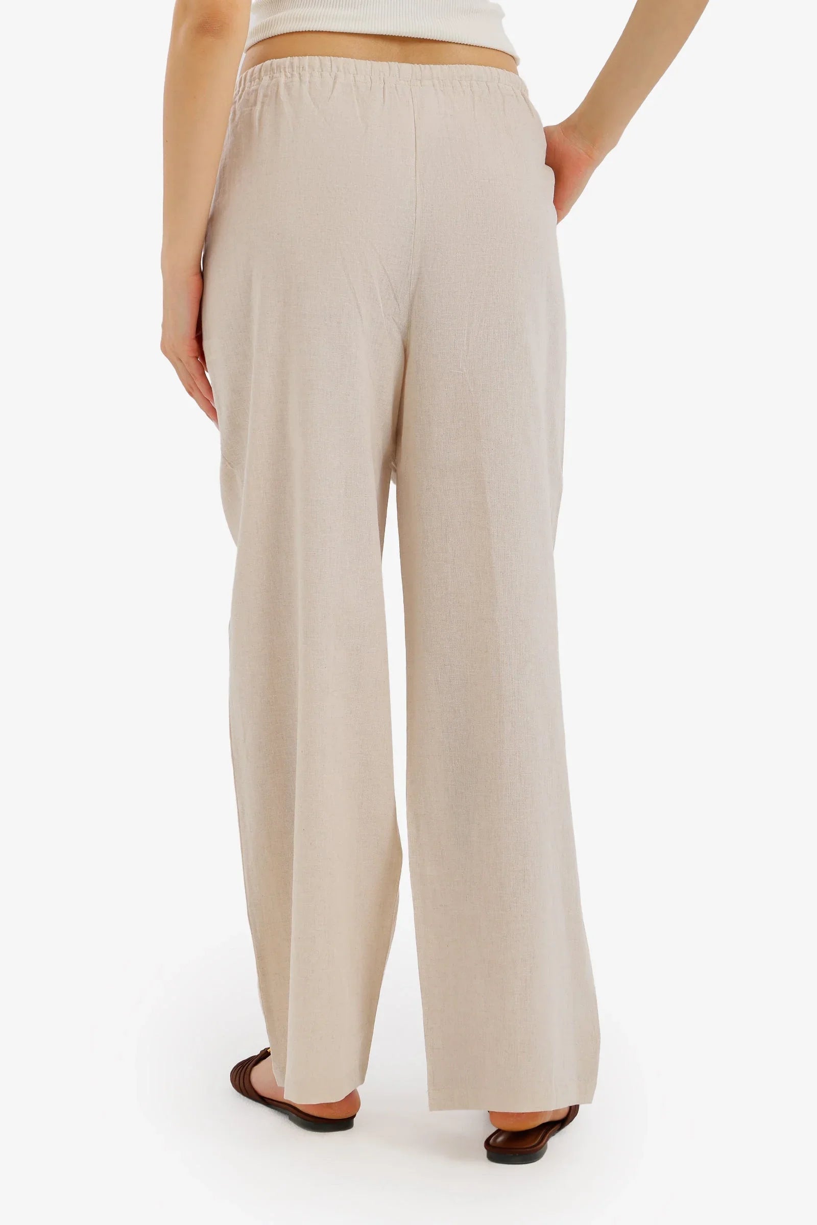 Elasticated Drawstring Lounge Pants - Carina 3